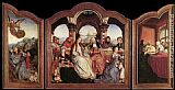 Anne Canvas Paintings - St Anne Altarpiece